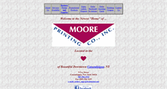 Desktop Screenshot of printingatmoores.com